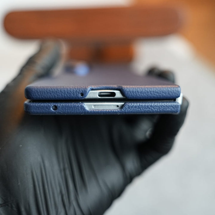 FRATO Z Fold 8 Series Premium Leather Texture Protective Case For Galaxy Z Fold 8 Ultra | Front Frame &amp; Raised Camera Frame