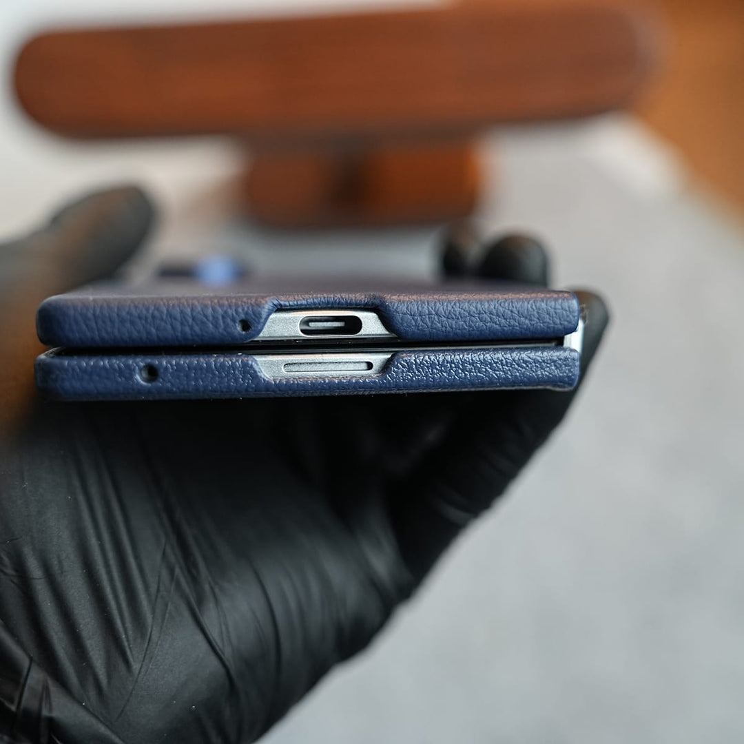 FRATO Z Fold 8 Series Premium Leather Texture Protective Case For Galaxy Z Fold 8 Ultra | Front Frame &amp; Raised Camera Frame