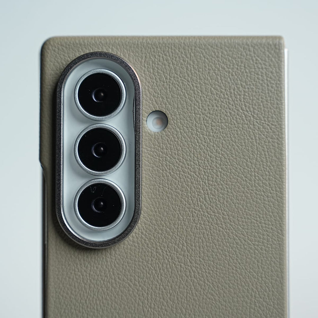 FRATO Z Fold 8 Series Premium Leather Texture Protective Case For Galaxy Z Fold 8 Ultra | Front Frame &amp; Raised Camera Frame