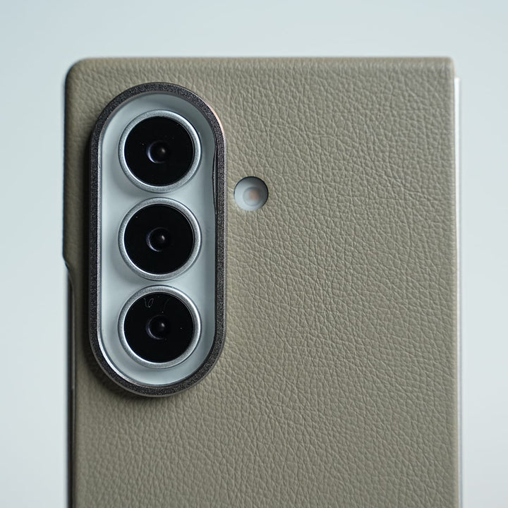 FRATO Z Fold 8 Series Premium Leather Texture Protective Case For Galaxy Z Fold 8 Ultra | Front Frame &amp; Raised Camera Frame