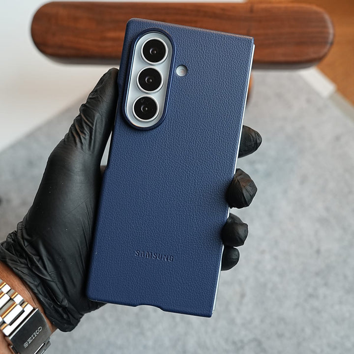 FRATO Z Fold 8 Series Premium Leather Texture Protective Case For Galaxy Z Fold 8 Ultra | Front Frame &amp; Raised Camera Frame