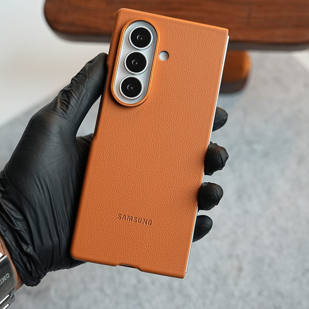 FRATO Z Fold 8 Series Premium Leather Texture Protective Case For Galaxy Z Fold 8 Ultra | Front Frame &amp; Raised Camera Frame