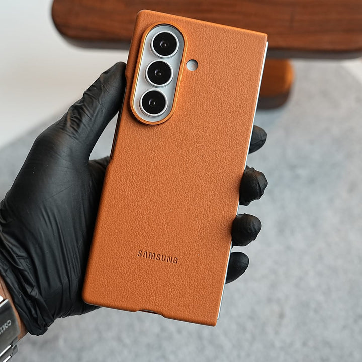 FRATO Z Fold 8 Series Premium Leather Texture Protective Case For Galaxy Z Fold 8 Ultra | Front Frame &amp; Raised Camera Frame