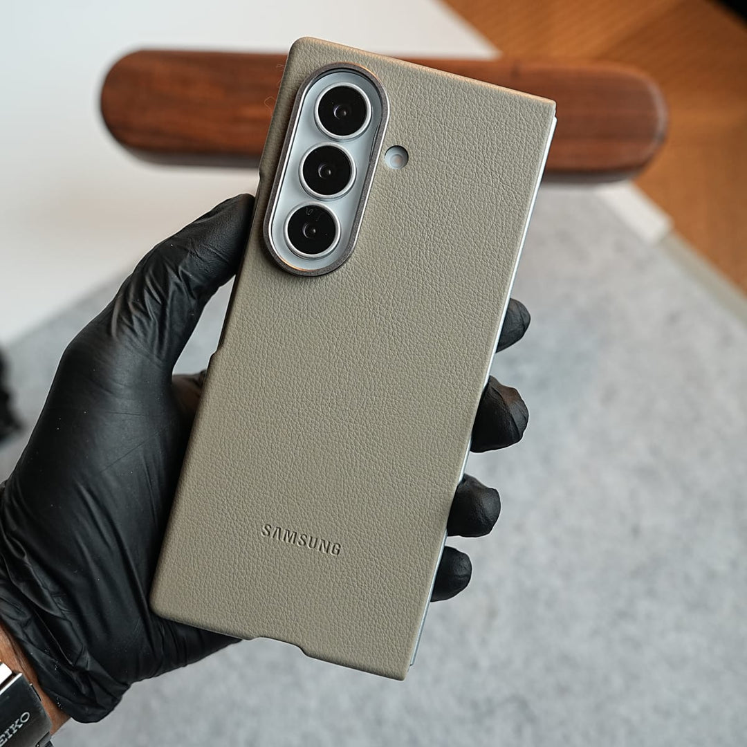 FRATO Z Fold 8 Series Premium Leather Texture Protective Case For Galaxy Z Fold 8 Ultra | Front Frame &amp; Raised Camera Frame