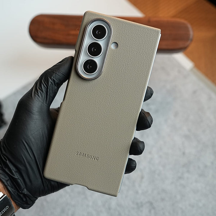 FRATO Z Fold 8 Series Premium Leather Texture Protective Case For Galaxy Z Fold 8 Ultra | Front Frame &amp; Raised Camera Frame