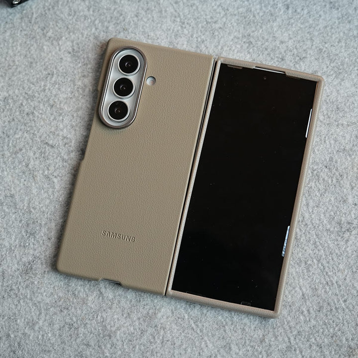 FRATO Z Fold 8 Series Premium Leather Texture Protective Case For Galaxy Z Fold 8 Ultra | Front Frame &amp; Raised Camera Frame