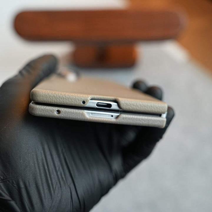 FRATO Z Fold 8 Series Premium Leather Texture Protective Case For Galaxy Z Fold 8 Ultra | Front Frame &amp; Raised Camera Frame