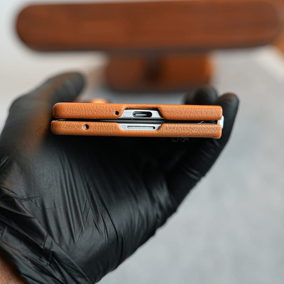 FRATO Z Fold 8 Series Premium Leather Texture Protective Case For Galaxy Z Fold 8 Ultra | Front Frame &amp; Raised Camera Frame