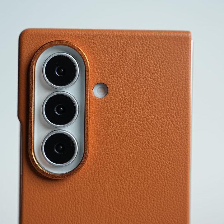 FRATO Z Fold 8 Series Premium Leather Texture Protective Case For Galaxy Z Fold 8 Ultra | Front Frame &amp; Raised Camera Frame