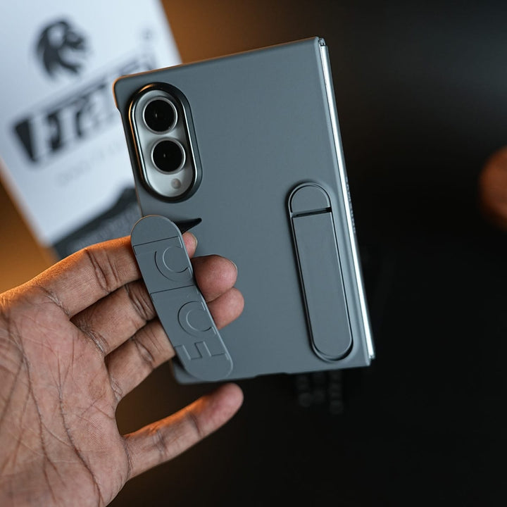 FRATO Z Fold 8 Series Premium Protective Case For Samsung Galaxy Z Fold 8 With Dual Grip Straps &amp; Kickstand