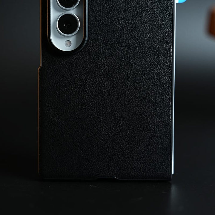 FRATO Z Fold 8 Series PU Leather Case with Front Glass for Samsung Galaxy Z Fold 8 | Full-Body Protective Cover