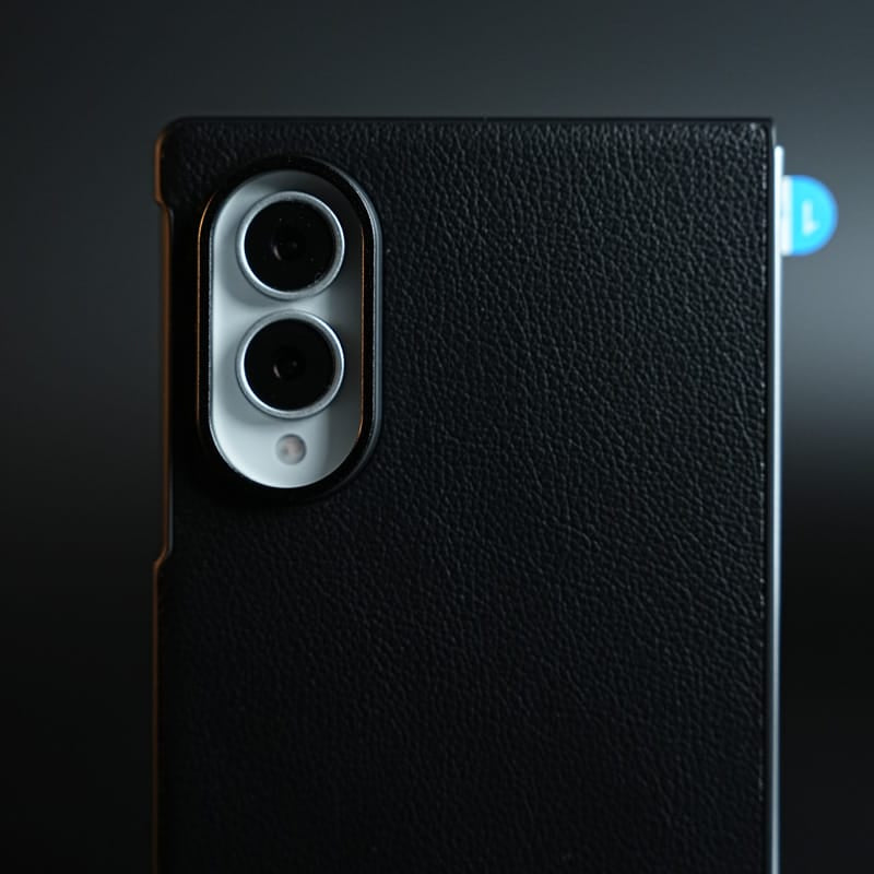 FRATO Z Fold 8 Series PU Leather Case with Front Glass for Samsung Galaxy Z Fold 8 | Full-Body Protective Cover
