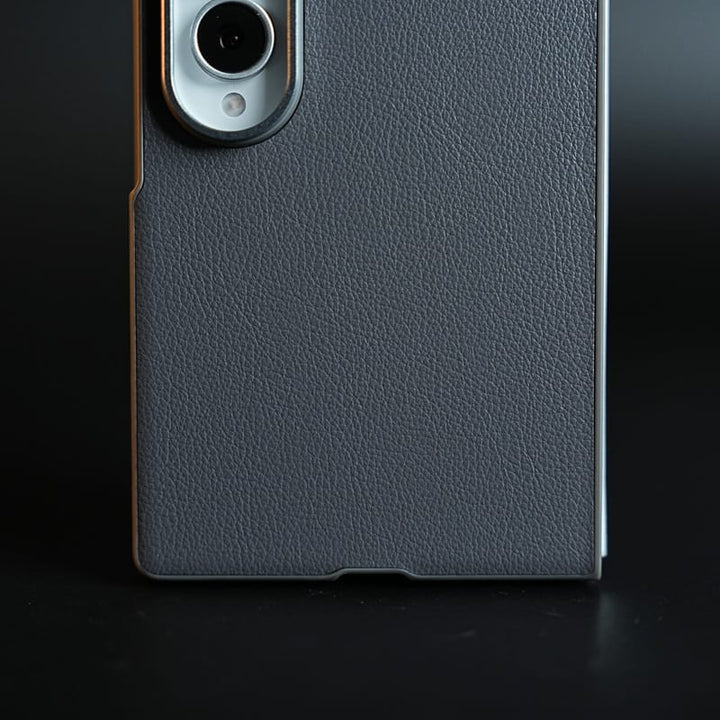 FRATO Z Fold 8 Series PU Leather Case with Front Glass for Samsung Galaxy Z Fold 8 | Full-Body Protective Cover