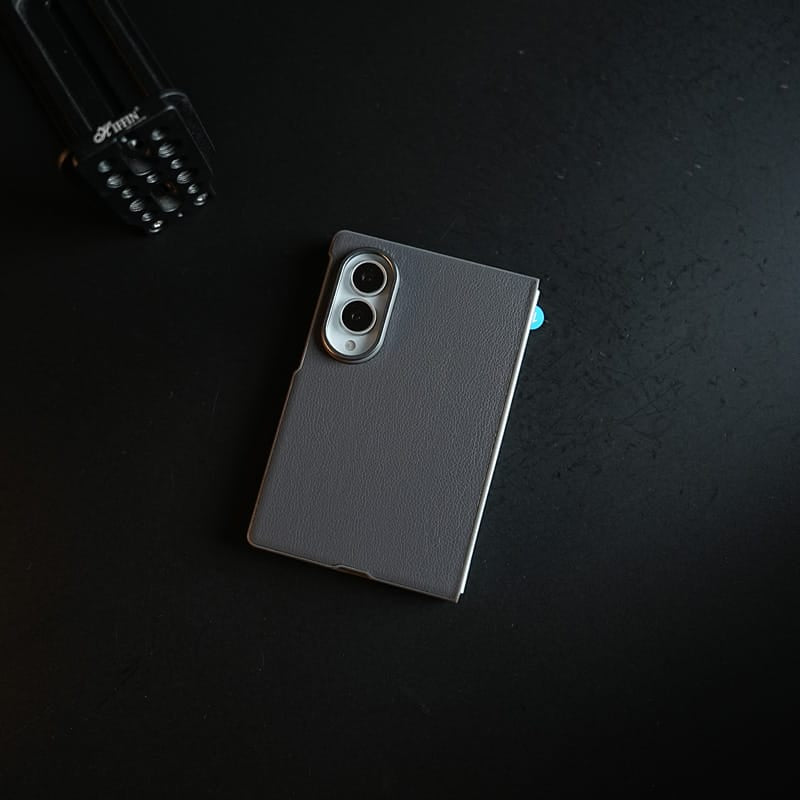 FRATO Z Fold 8 Series PU Leather Case with Front Glass for Samsung Galaxy Z Fold 8 | Full-Body Protective Cover