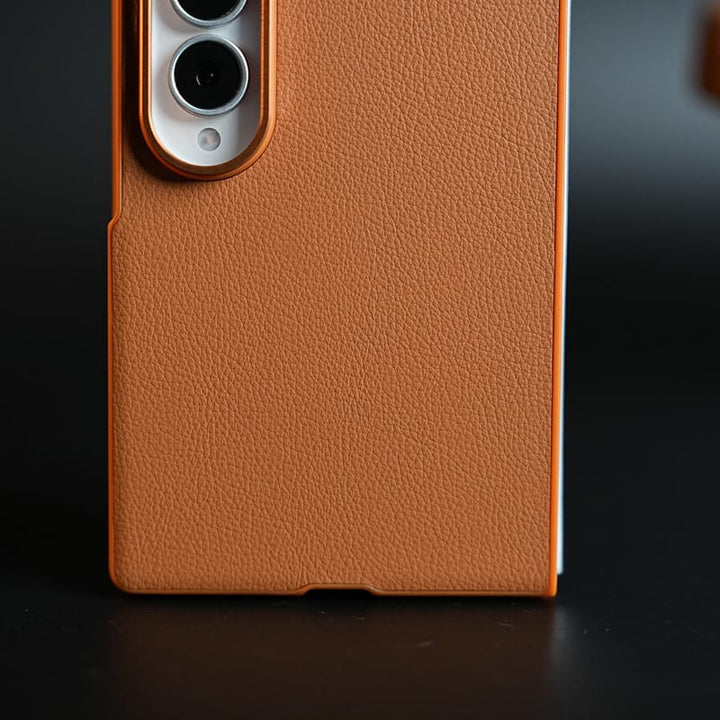 FRATO Z Fold 8 Series PU Leather Case with Front Glass for Samsung Galaxy Z Fold 8 | Full-Body Protective Cover