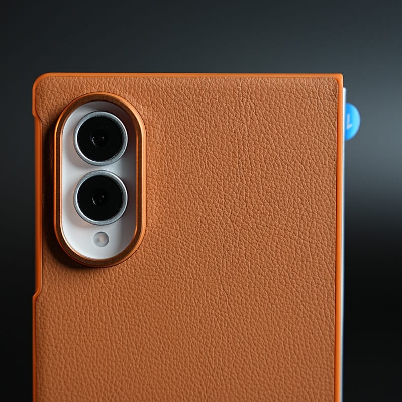 FRATO Z Fold 8 Series PU Leather Case with Front Glass for Samsung Galaxy Z Fold 8 | Full-Body Protective Cover