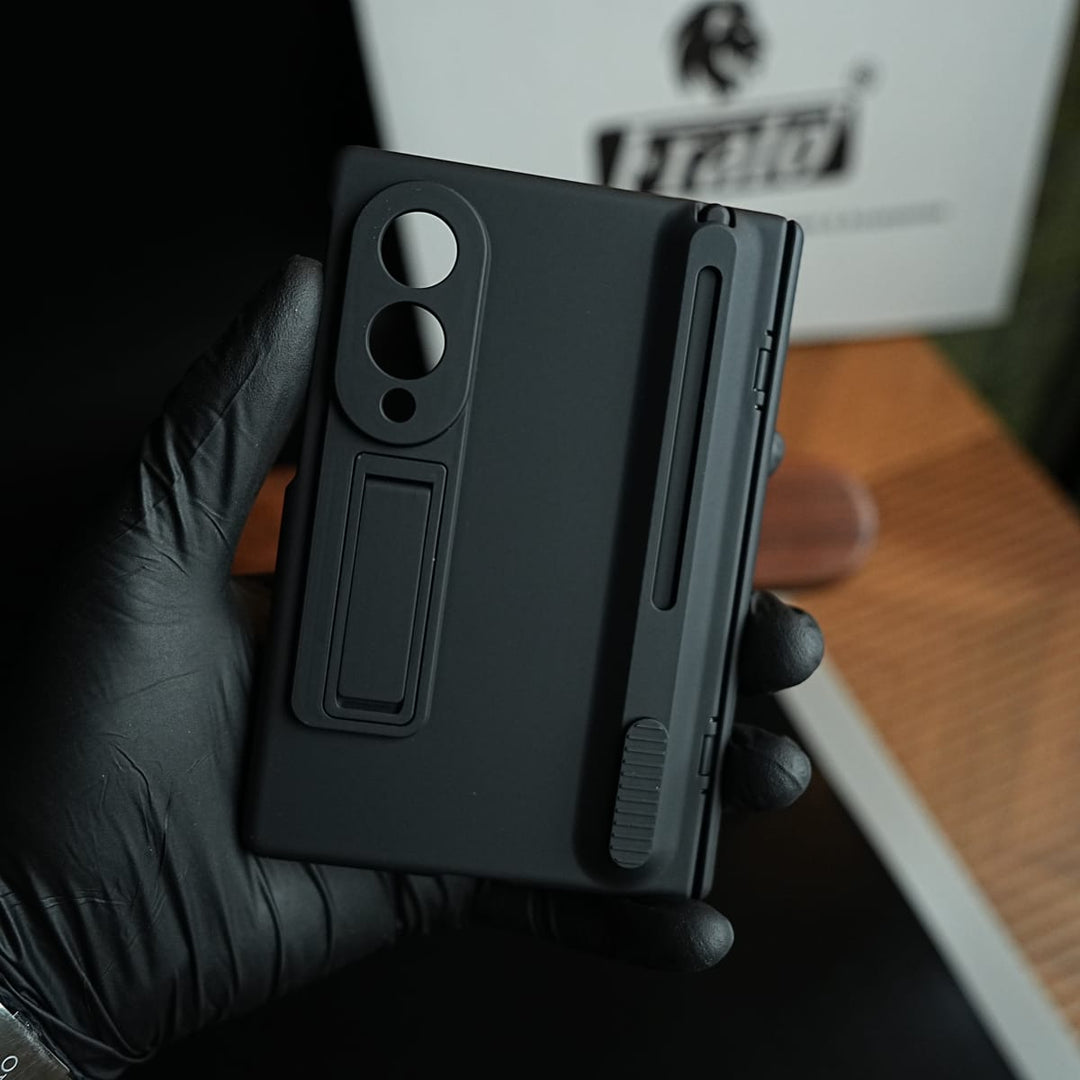 FRATO Z Fold 8 Series PushUP S Pen Holder Case for Galaxy Z Fold 8 with Front Glass Protection