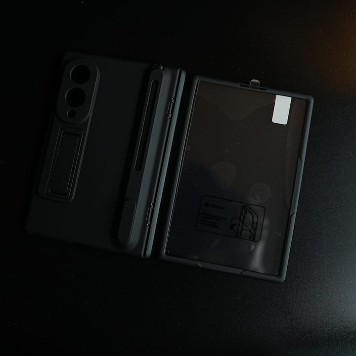FRATO Z Fold 8 Series PushUP S Pen Holder Case for Galaxy Z Fold 8 with Front Glass Protection