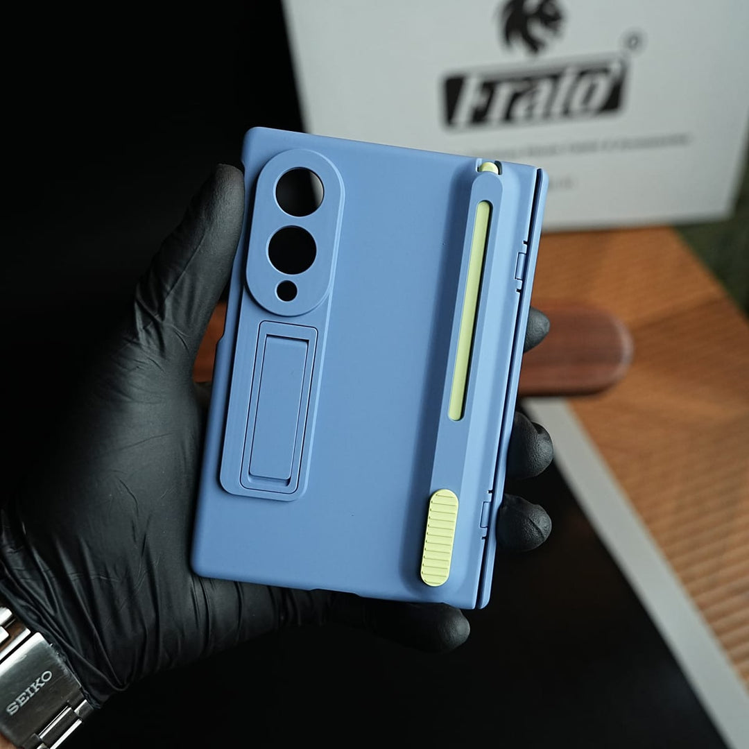 FRATO Z Fold 8 Series PushUP S Pen Holder Case for Galaxy Z Fold 8 with Front Glass Protection