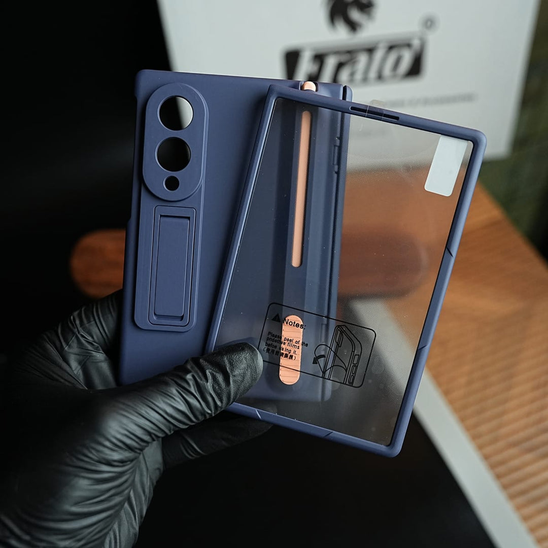 FRATO Z Fold 8 Series PushUP S Pen Holder Case for Galaxy Z Fold 8 with Front Glass Protection