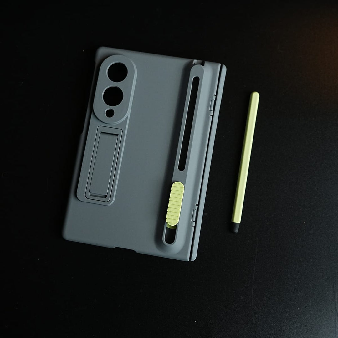 FRATO Z Fold 8 Series PushUP S Pen Holder Case for Galaxy Z Fold 8 with Front Glass Protection