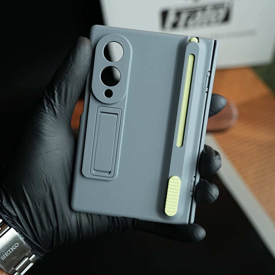 FRATO Z Fold 8 Series PushUP S Pen Holder Case for Galaxy Z Fold 8 with Front Glass Protection