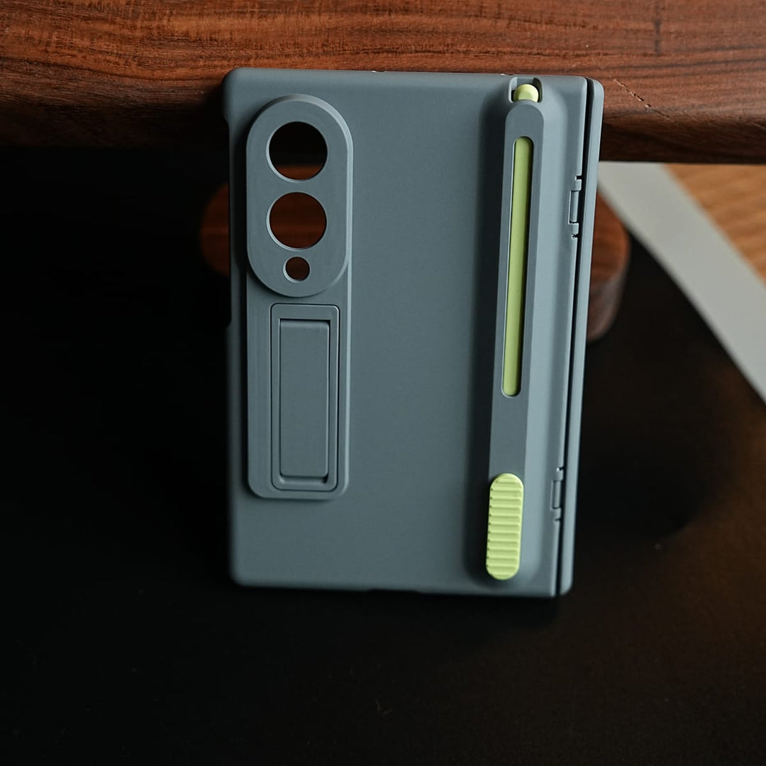 FRATO Z Fold 8 Series PushUP S Pen Holder Case for Galaxy Z Fold 8 with Front Glass Protection