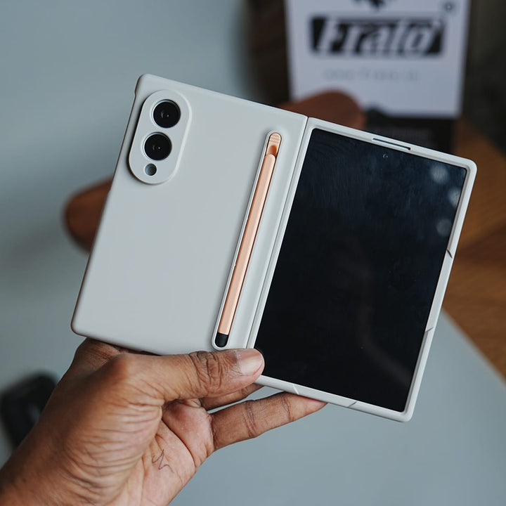 FRATO Z Fold 8 Series S Pen Holder Case for Galaxy Z Fold 8 | Protective Cover with Front Frame