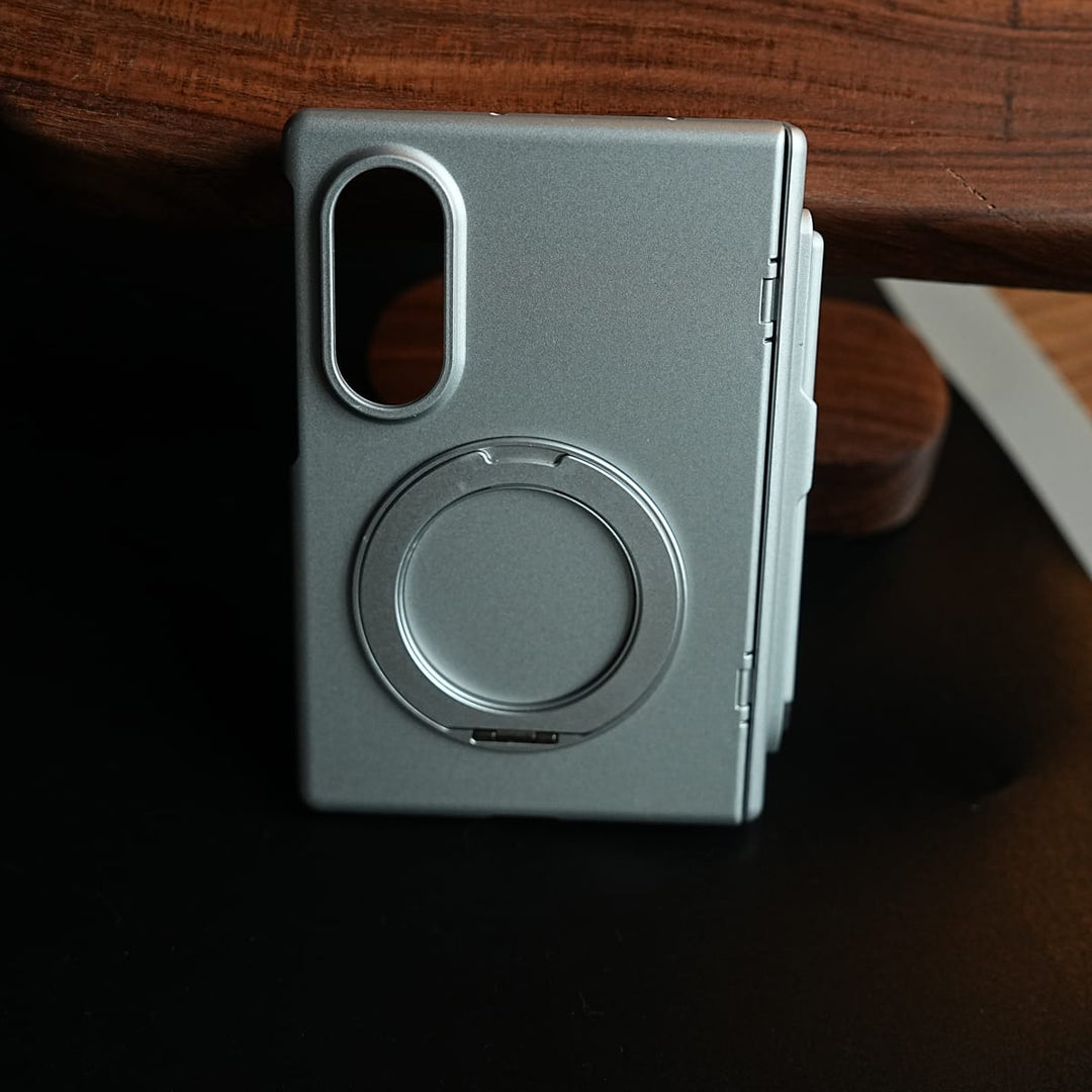 FRATO Z Fold 8 Series S Pen Holder Case for Galaxy Z Fold 8 with Rotating Ring Stand