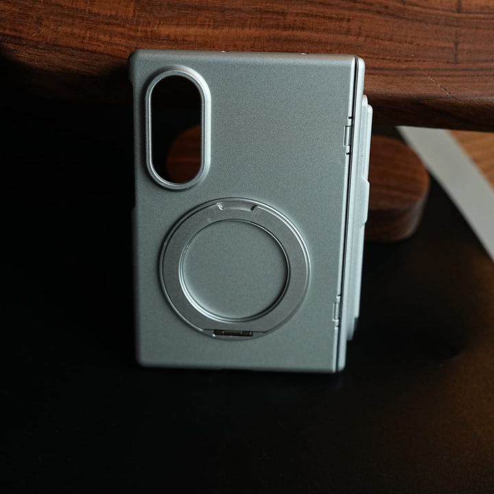 FRATO Z Fold 8 Series S Pen Holder Case for Galaxy Z Fold 8 with Rotating Ring Stand
