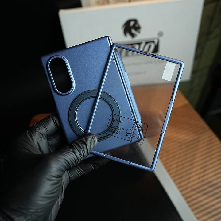 FRATO Z Fold 8 Series S Pen Holder Case for Galaxy Z Fold 8 with Rotating Ring Stand