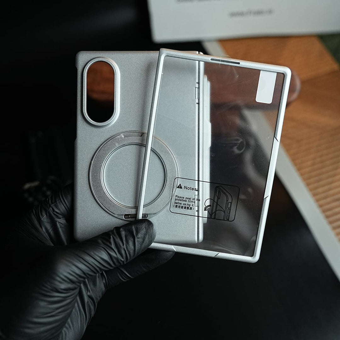 FRATO Z Fold 8 Series S Pen Holder Case for Galaxy Z Fold 8 with Rotating Ring Stand