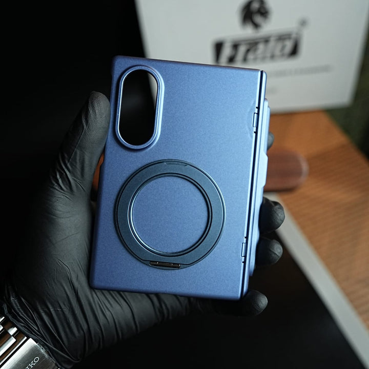 FRATO Z Fold 8 Series S Pen Holder Case for Galaxy Z Fold 8 with Rotating Ring Stand