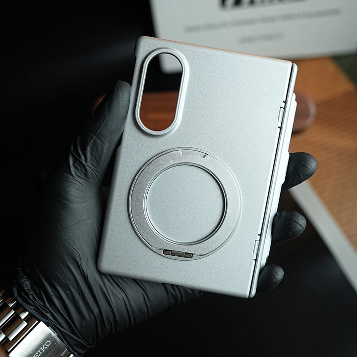 FRATO Z Fold 8 Series S Pen Holder Case for Galaxy Z Fold 8 with Rotating Ring Stand