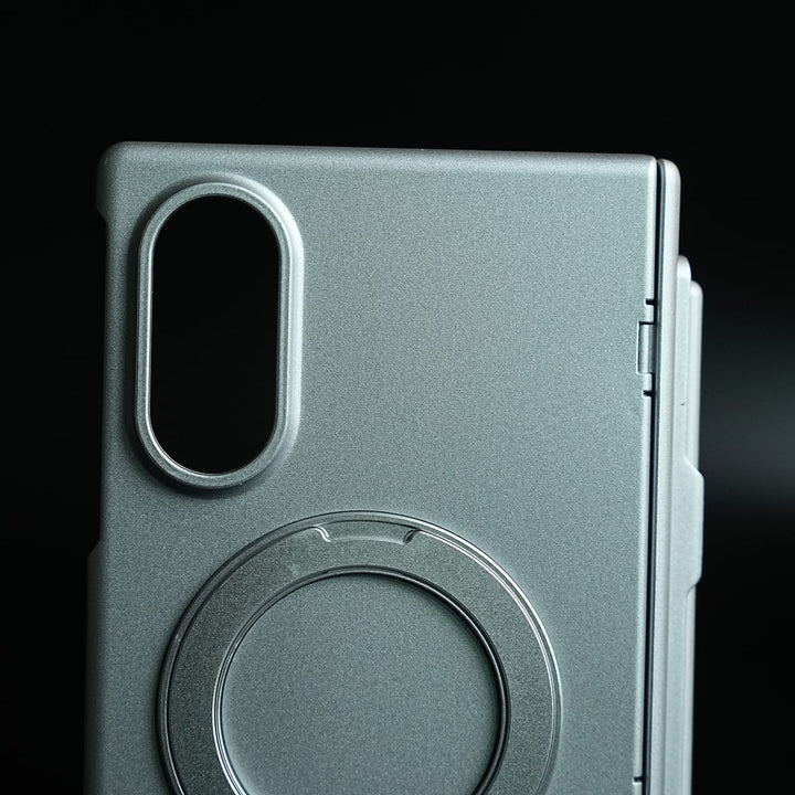 FRATO Z Fold 8 Series S Pen Holder Case for Galaxy Z Fold 8 with Rotating Ring Stand
