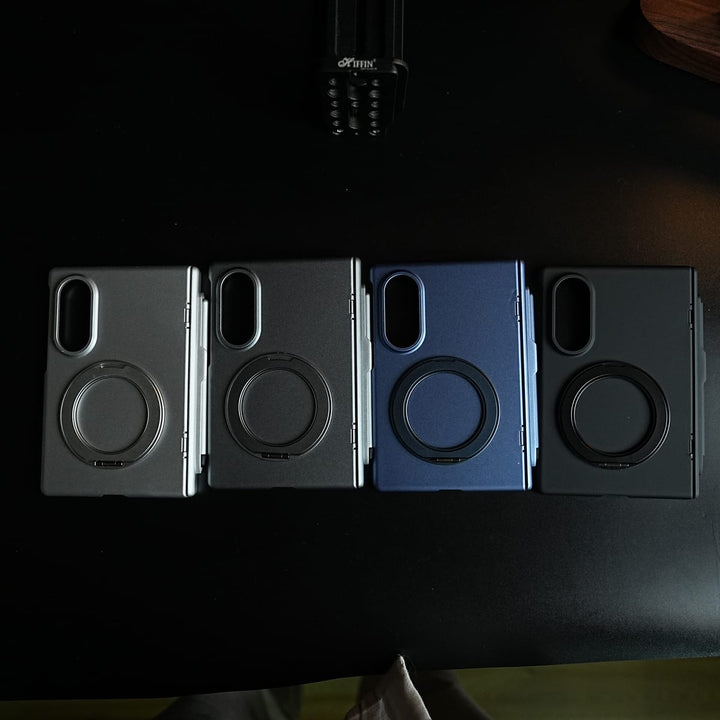 FRATO Z Fold 8 Series S Pen Holder Case for Galaxy Z Fold 8 with Rotating Ring Stand