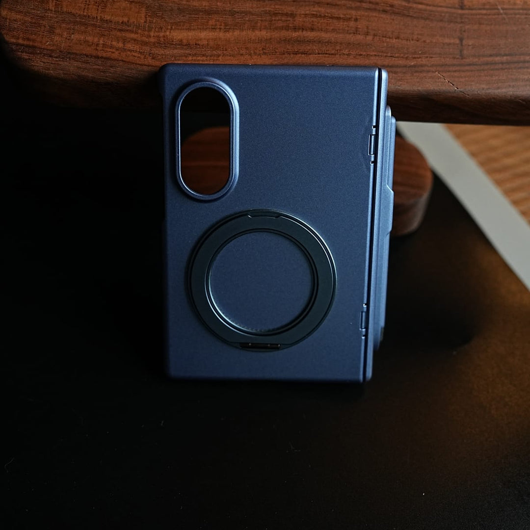 FRATO Z Fold 8 Series S Pen Holder Case for Galaxy Z Fold 8 with Rotating Ring Stand