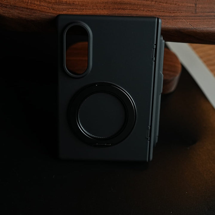 FRATO Z Fold 8 Series S Pen Holder Case for Galaxy Z Fold 8 with Rotating Ring Stand