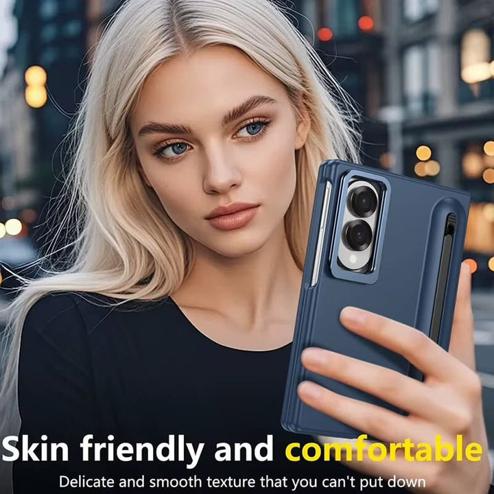 FRATO Z Fold 8 Series S Pen Holder Stand Case for Samsung Galaxy Z Fold 8 | Front Glass &amp; Camera Protection Cover
