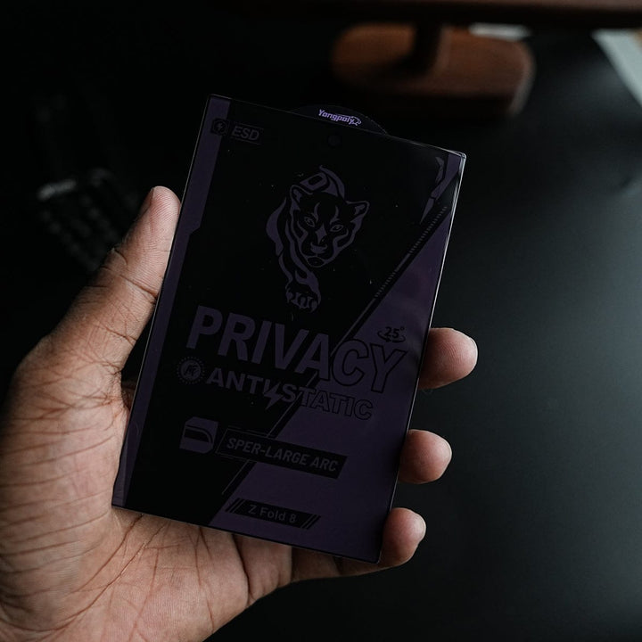 FRATO Z Fold 8 Series Samsung Galaxy Z Fold 8 Privacy Tempered Glass Screen Protector