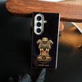 Satyameva Jayate Chrome Plated Case for Galaxy Z Fold 8 Ultra | Lion Capital of Ashoka Emblem
