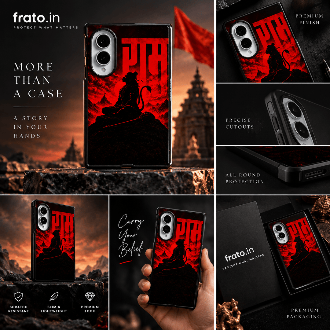 FRATO Z Fold 8 Series Shri Ram Devotional Design Case For Samsung Galaxy Z Fold 8