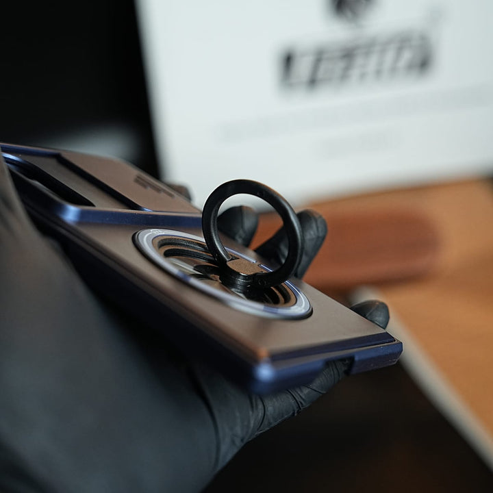 FRATO Z Fold 8 Series Sliding Camera Shield Case for Galaxy Z Fold 8 | Rotating Ring Stand
