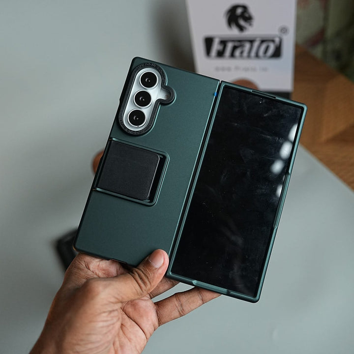 FRATO Z Fold 8 Series Slim Protective Case for Galaxy Z Fold 8 Ultra | Built-In Foldable Kickstand
