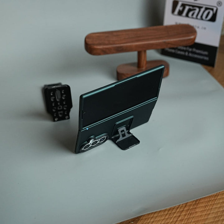 FRATO Z Fold 8 Series Slim Protective Case for Galaxy Z Fold 8 Ultra | Built-In Foldable Kickstand