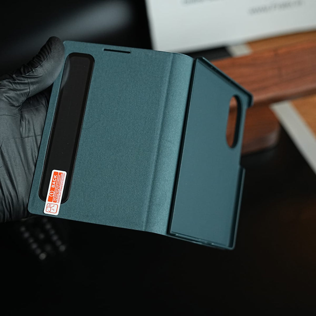 FRATO Z Fold 8 Series Smart View Leather Texture Flip Stand Case For Samsung Galaxy Z Fold 8