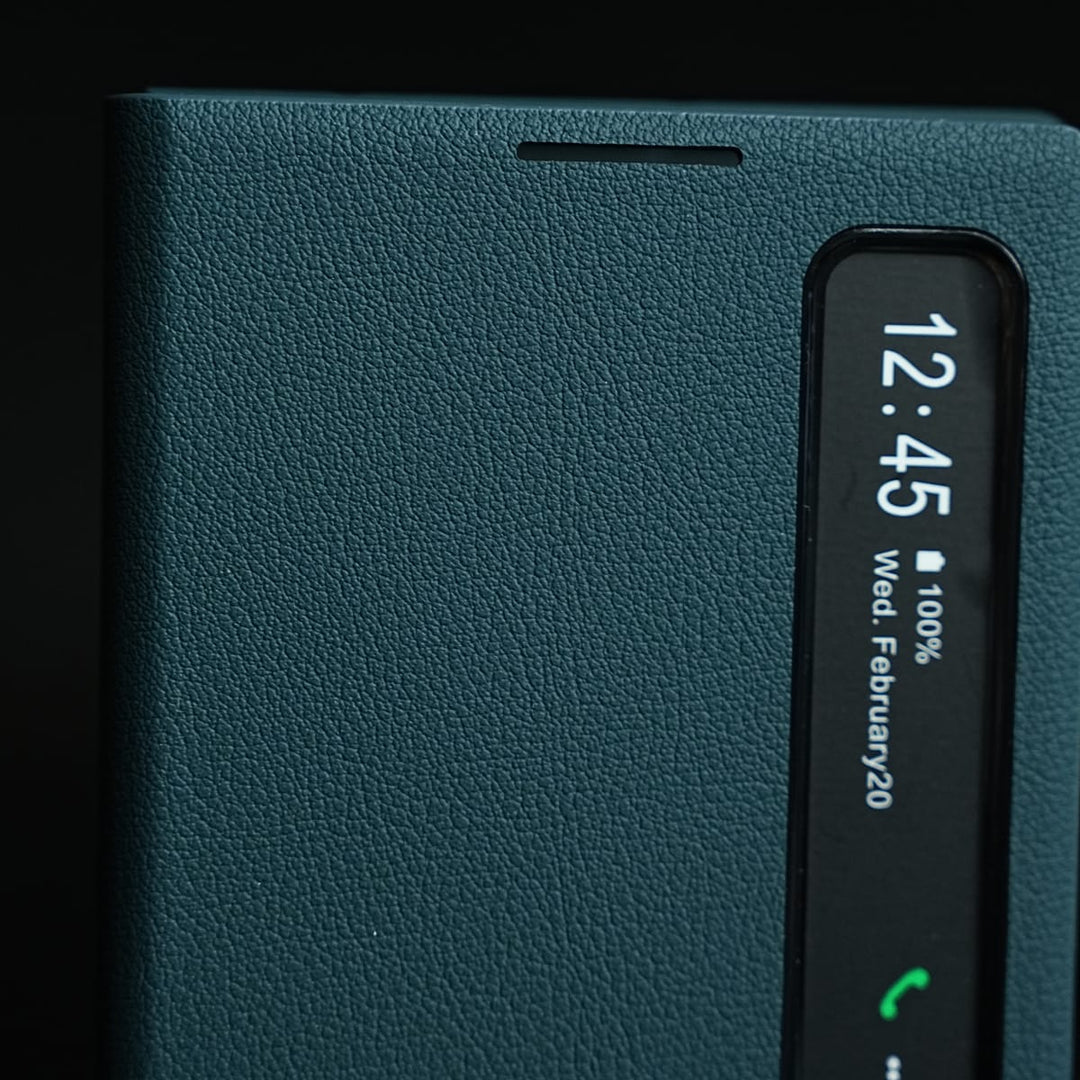 FRATO Z Fold 8 Series Smart View Leather Texture Flip Stand Case For Samsung Galaxy Z Fold 8