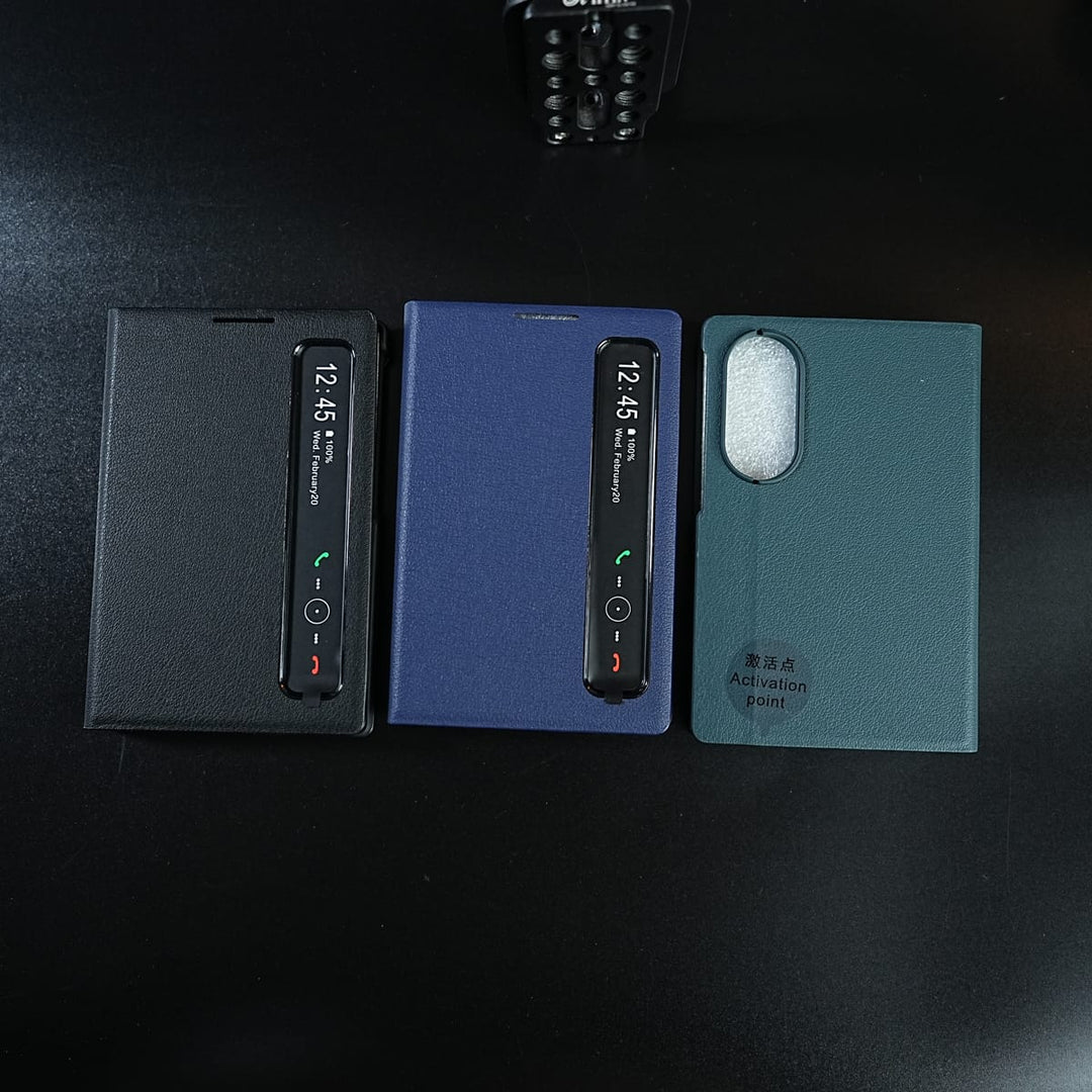 FRATO Z Fold 8 Series Smart View Leather Texture Flip Stand Case For Samsung Galaxy Z Fold 8