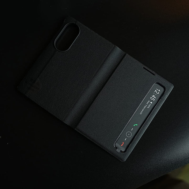 FRATO Z Fold 8 Series Smart View Leather Texture Flip Stand Case For Samsung Galaxy Z Fold 8