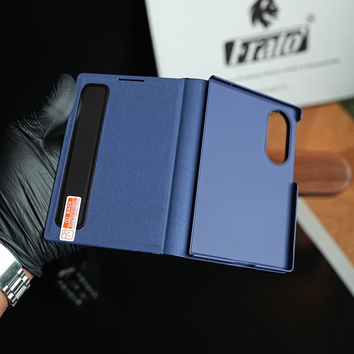 FRATO Z Fold 8 Series Smart View Leather Texture Flip Stand Case For Samsung Galaxy Z Fold 8